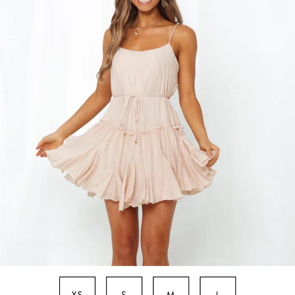Nude Dress Hello Molly